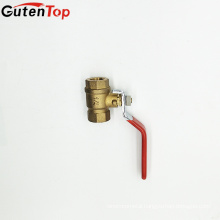 GutenTop HIgh Quality brass BSPT threaded ball valve with iron handle pn16